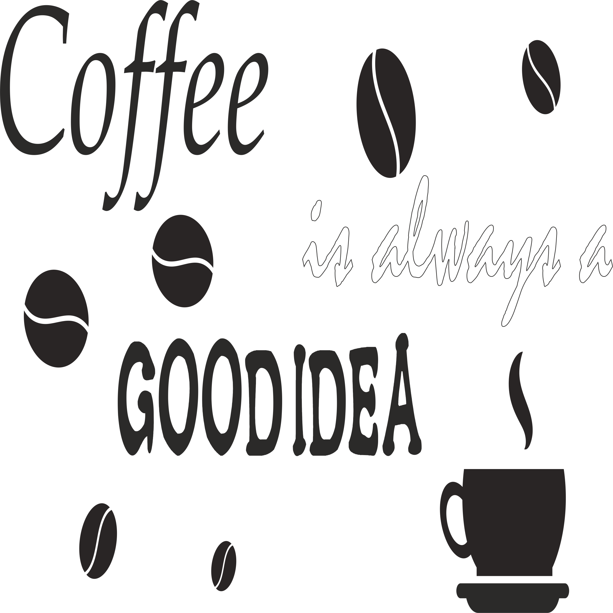 Do kuchni nr 02 - Coffee is always