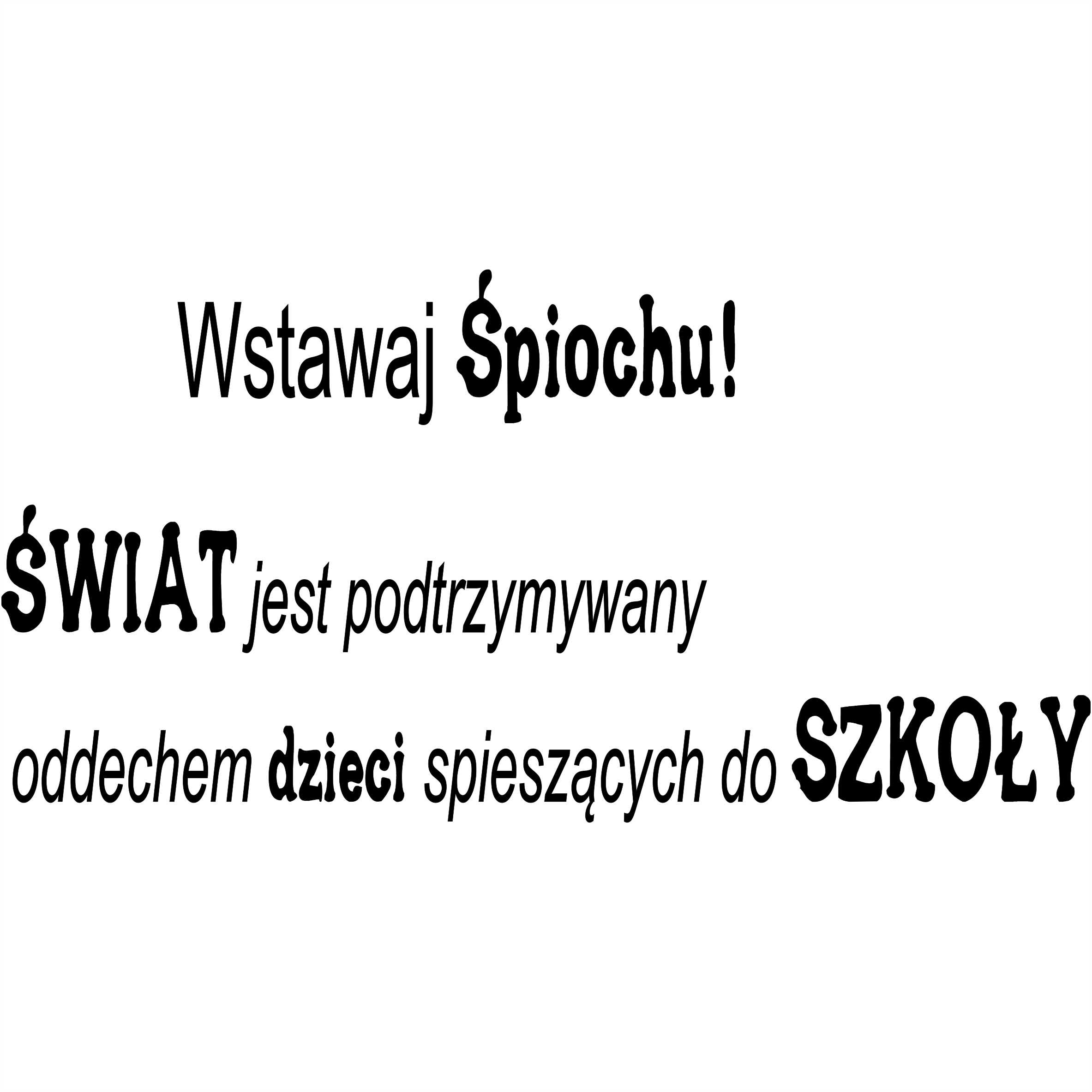 Różne nr 19 - Wstawaj spiochu
