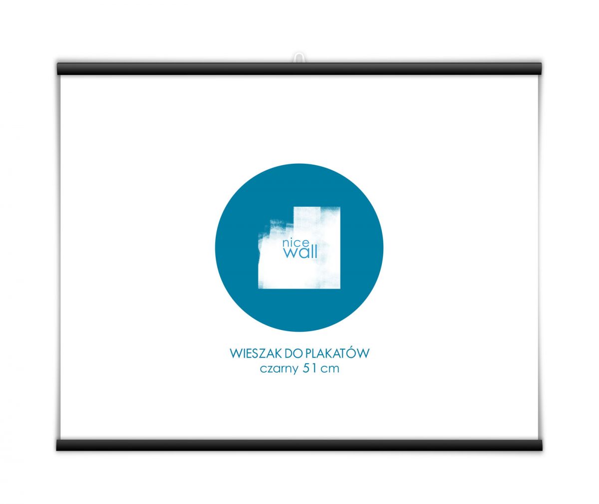 Wieszak na plakat czarny 51 cm