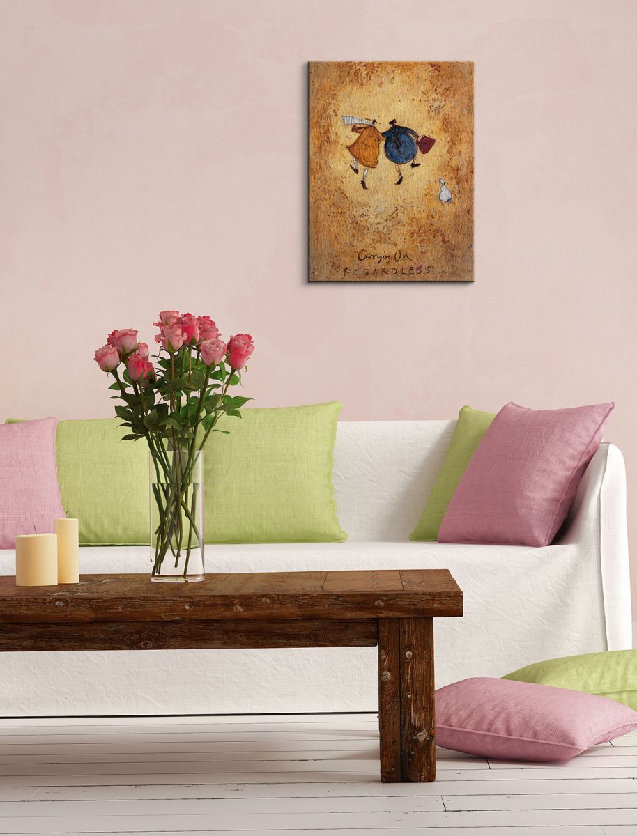 aranzacja-wnetrza-z-obrazem-carrying-on-regardless-30x40-cm-na-scianie