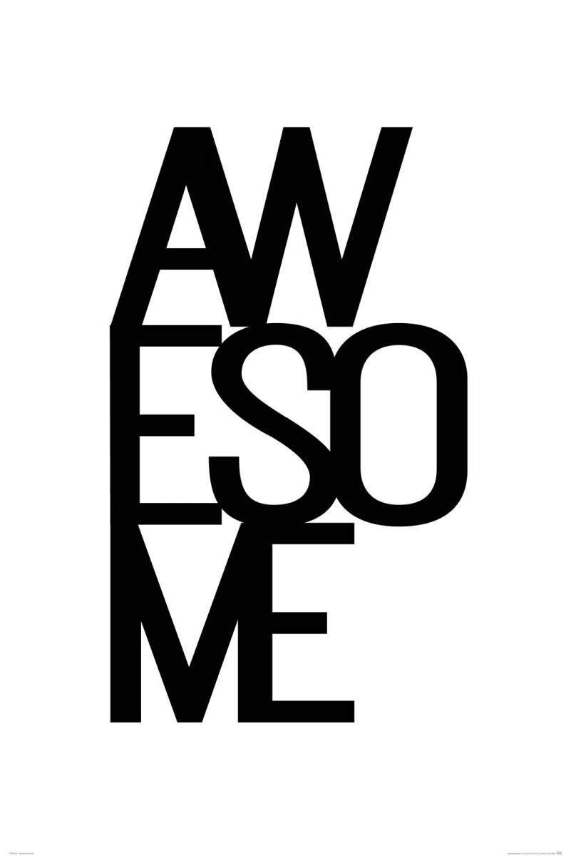 awesome-plakat-61x915-cm