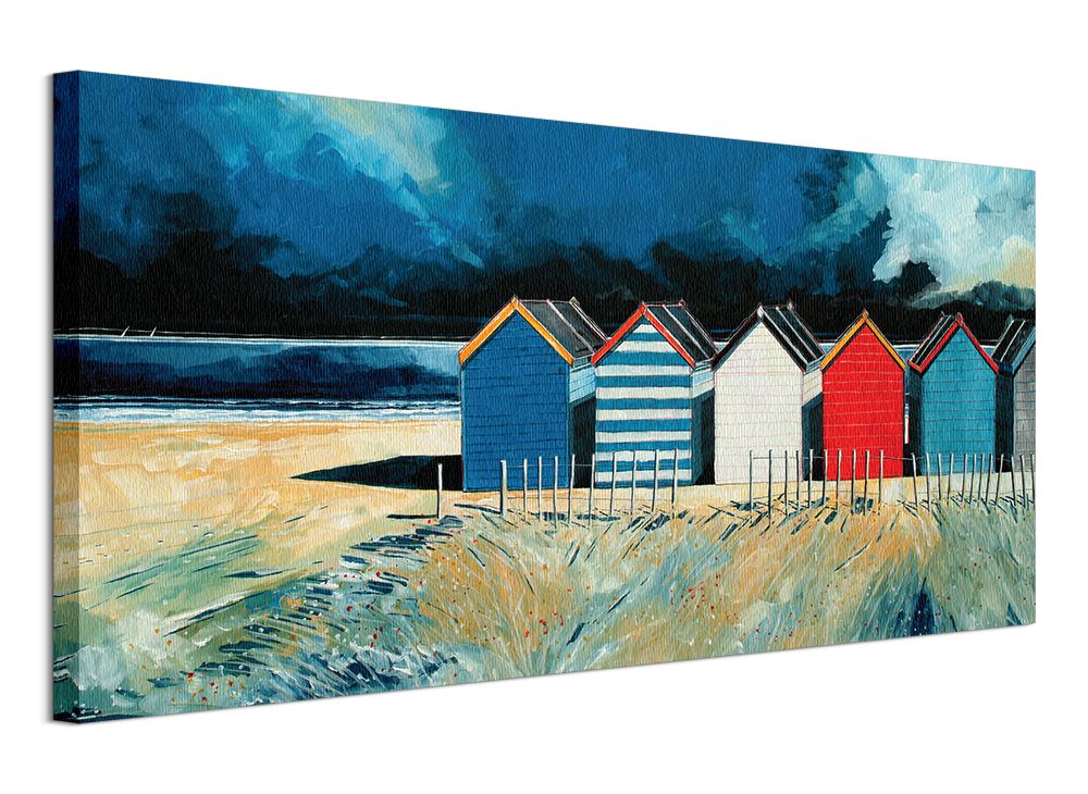 beach-huts-and-beach-ii-obraz-na-plotnie