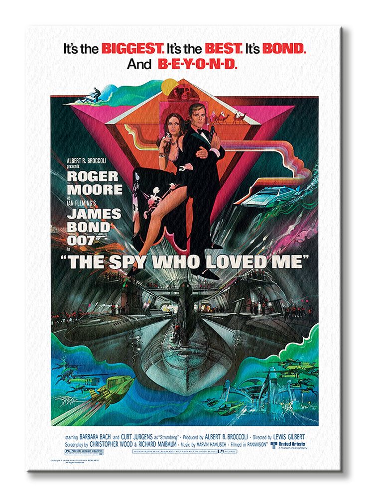 James Bond: Szpieg, który mnie kochał - Obraz na płótnie - obrazek 2