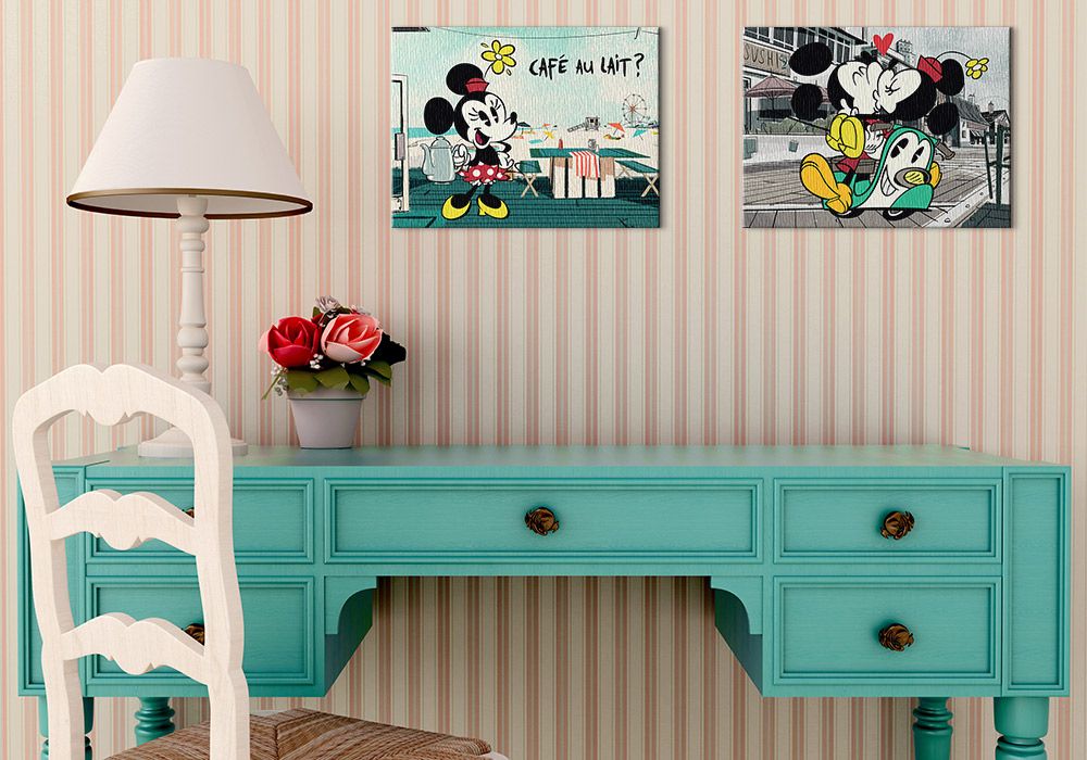 mickey-shorts-mickey-and-minnie-obraz-na-plotnie-1