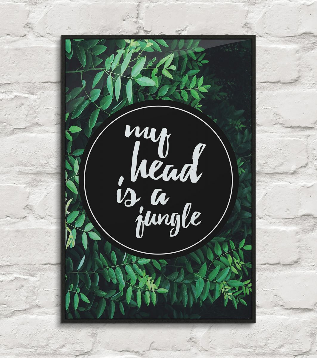 My head is a jungle - plakat - obrazek 2
