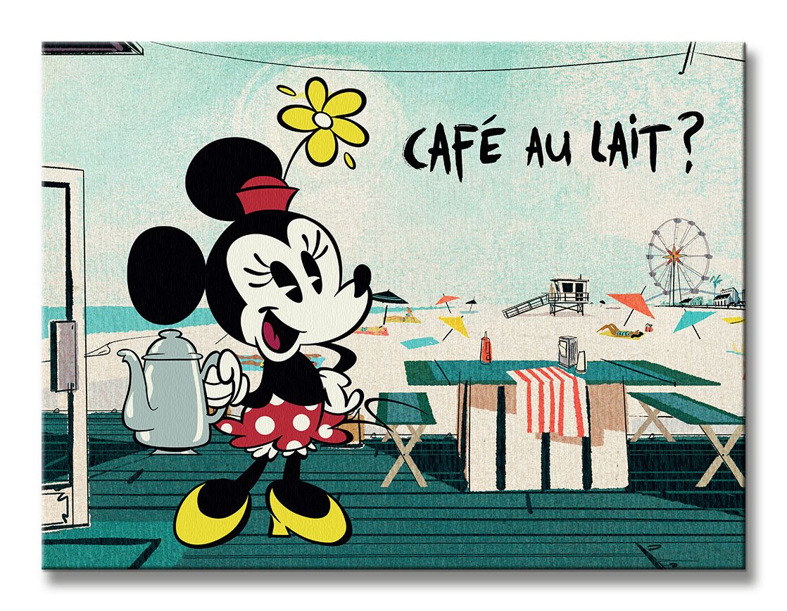 Mickey Shorts (Cafe Au Lait) - Obraz na płótnie - obrazek 2