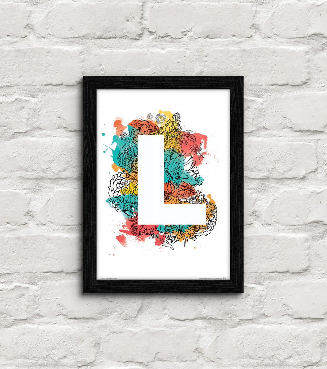 Flower quattro - L - plakat - obrazek 2