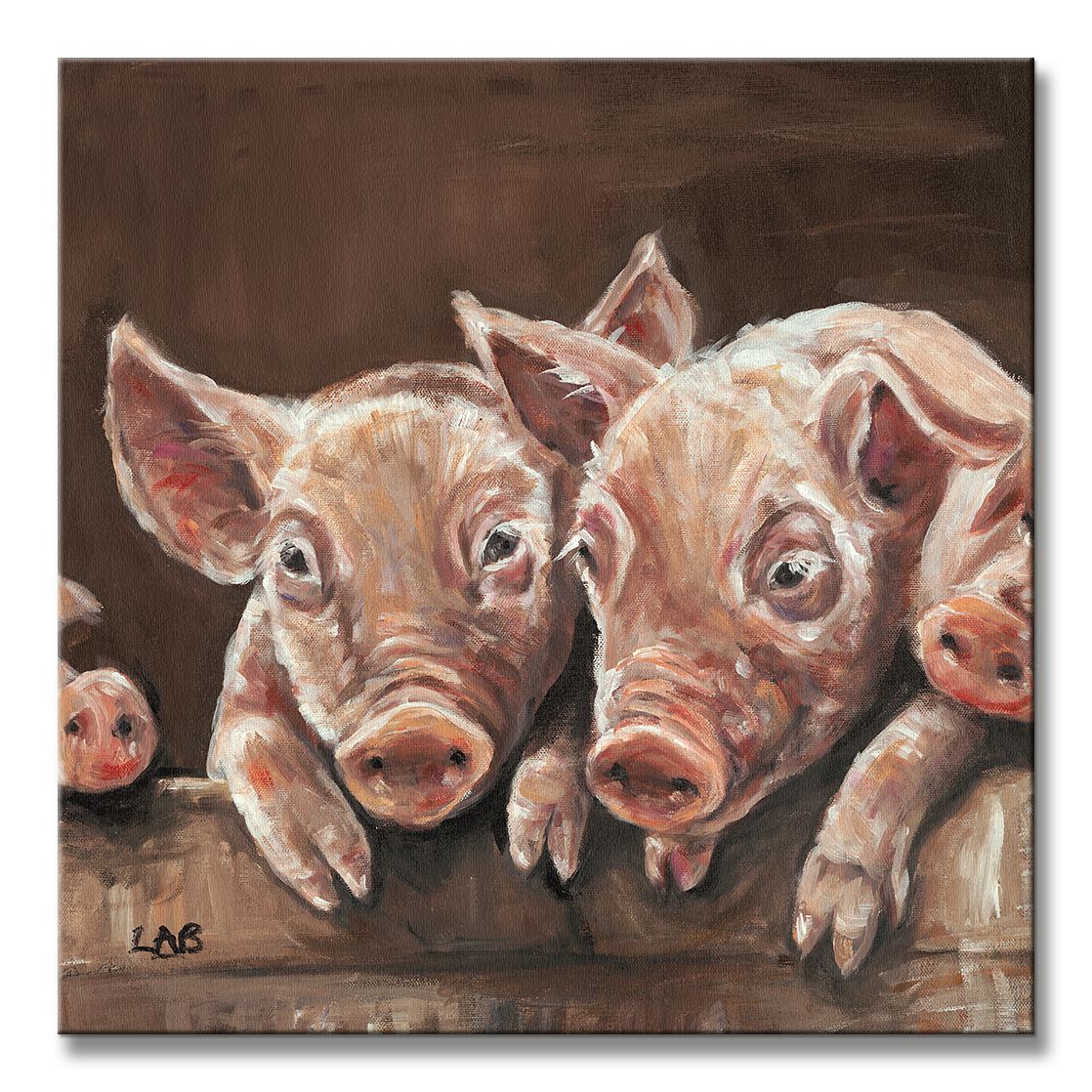 Oink! - Obraz na płótnie - obrazek 2