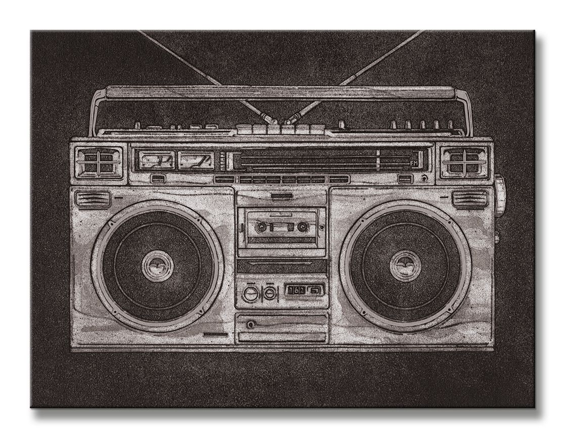 Ghetto Blaster - Obraz na płótnie - obrazek 2