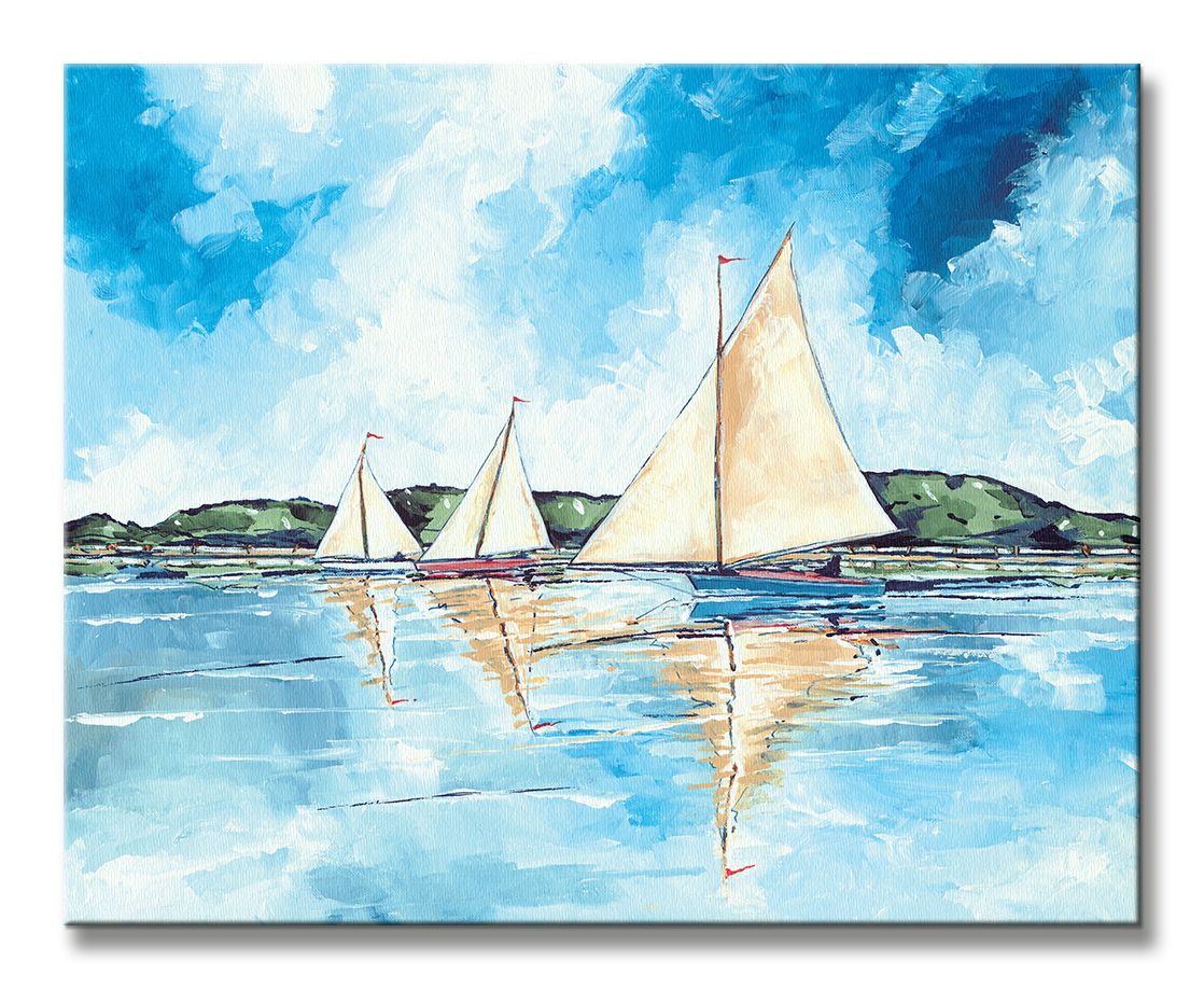 Three Boats - Obraz na płótnie - obrazek 2