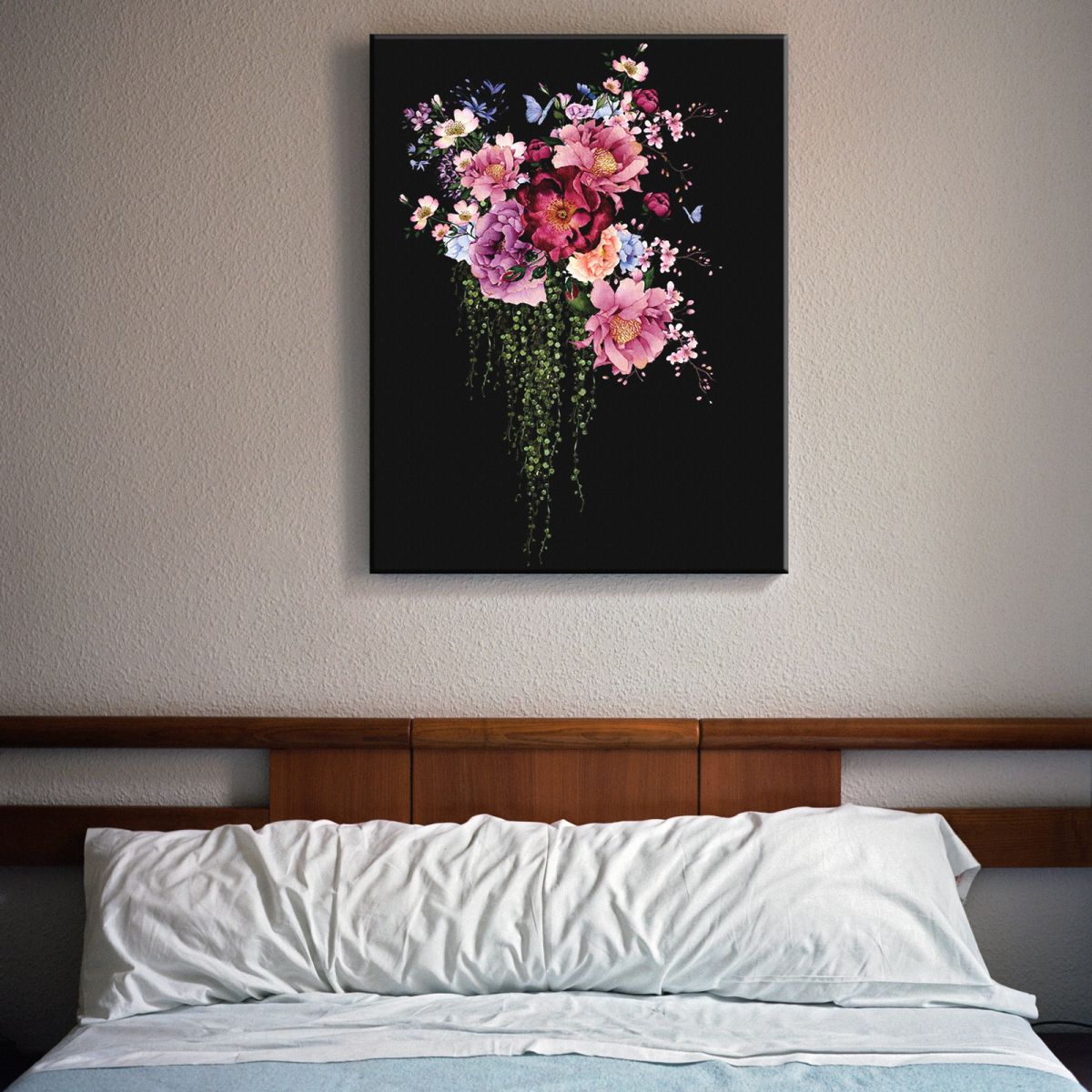 Peony and Roses II - obraz na płótnie - obrazek 4