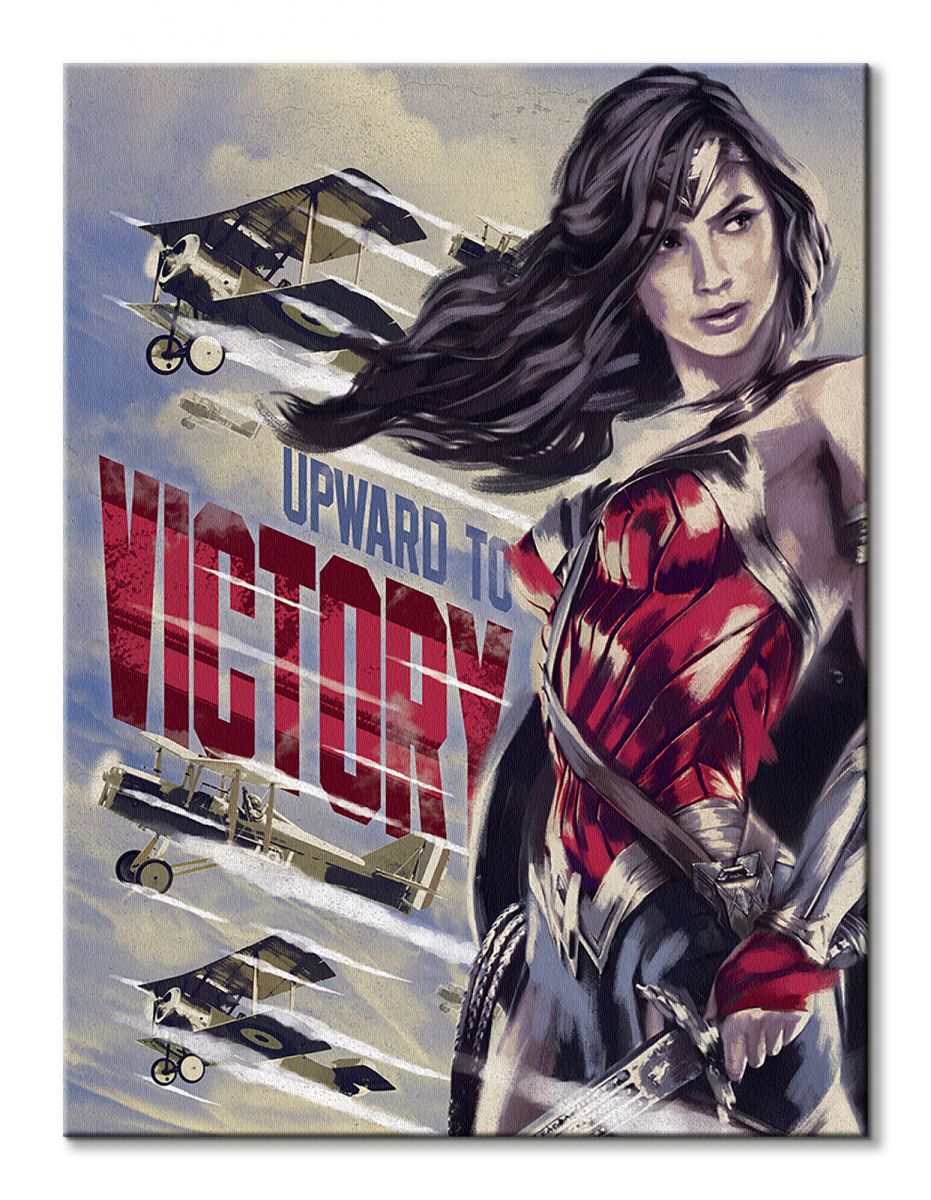 Wonder Woman Upward To Victory - obraz na płótnie - obrazek 2