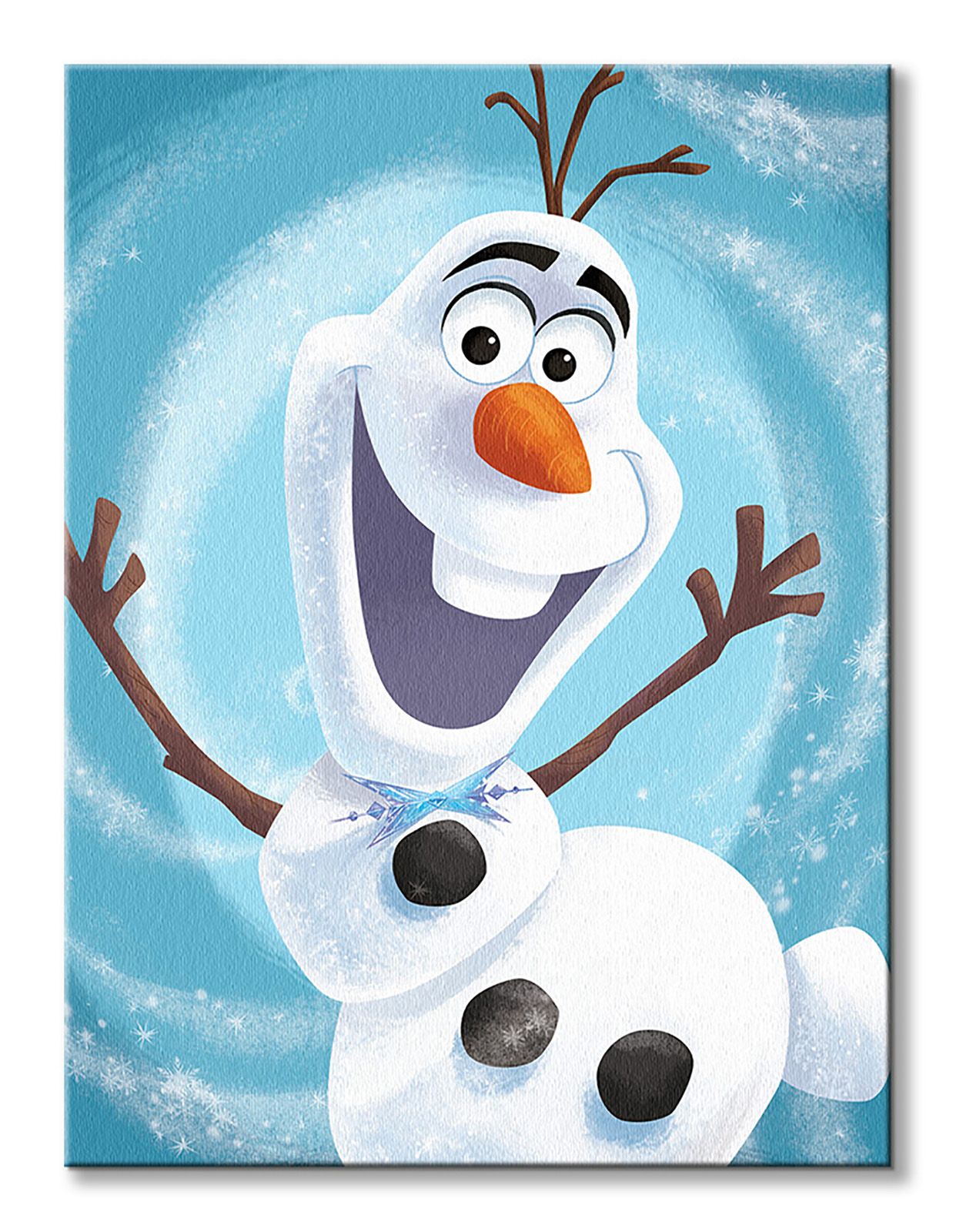 Olaf's Frozen Adventure Happy - obraz na płótnie - obrazek 2