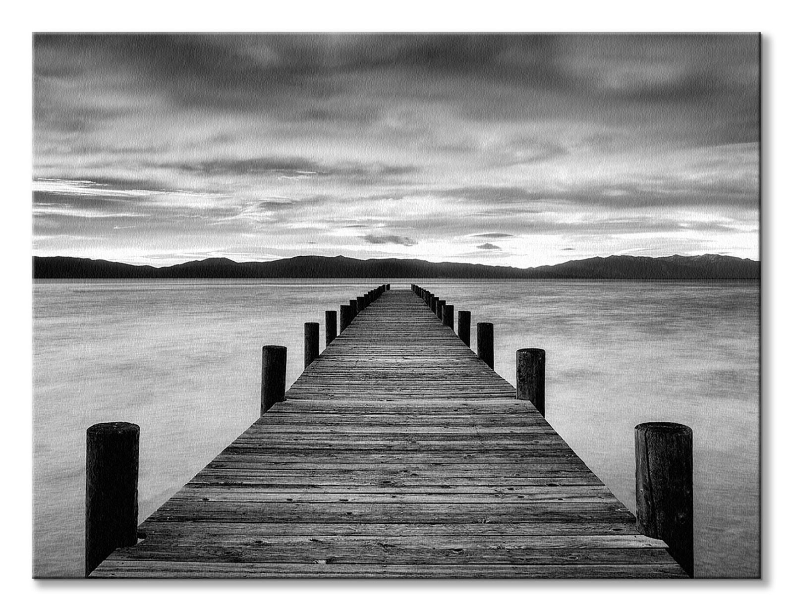 Morning Pier - obraz na płótnie - obrazek 2