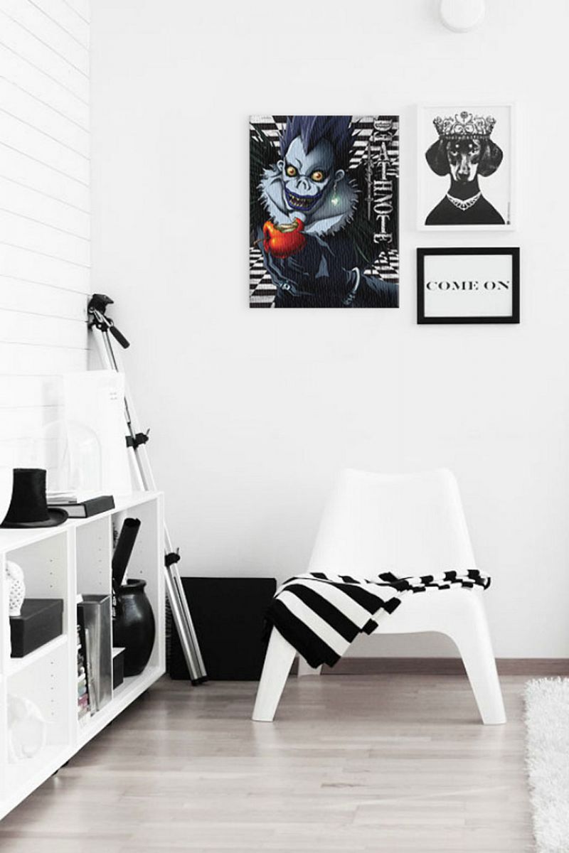 Death Note Ryuk Checkered - obraz na płótnie - obrazek 4