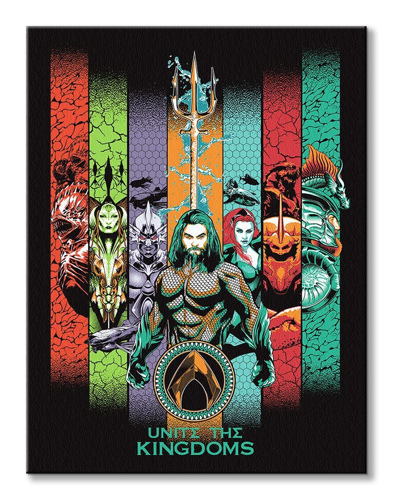 Aquaman Unite the Kingdoms - obraz na płótnie - obrazek 2
