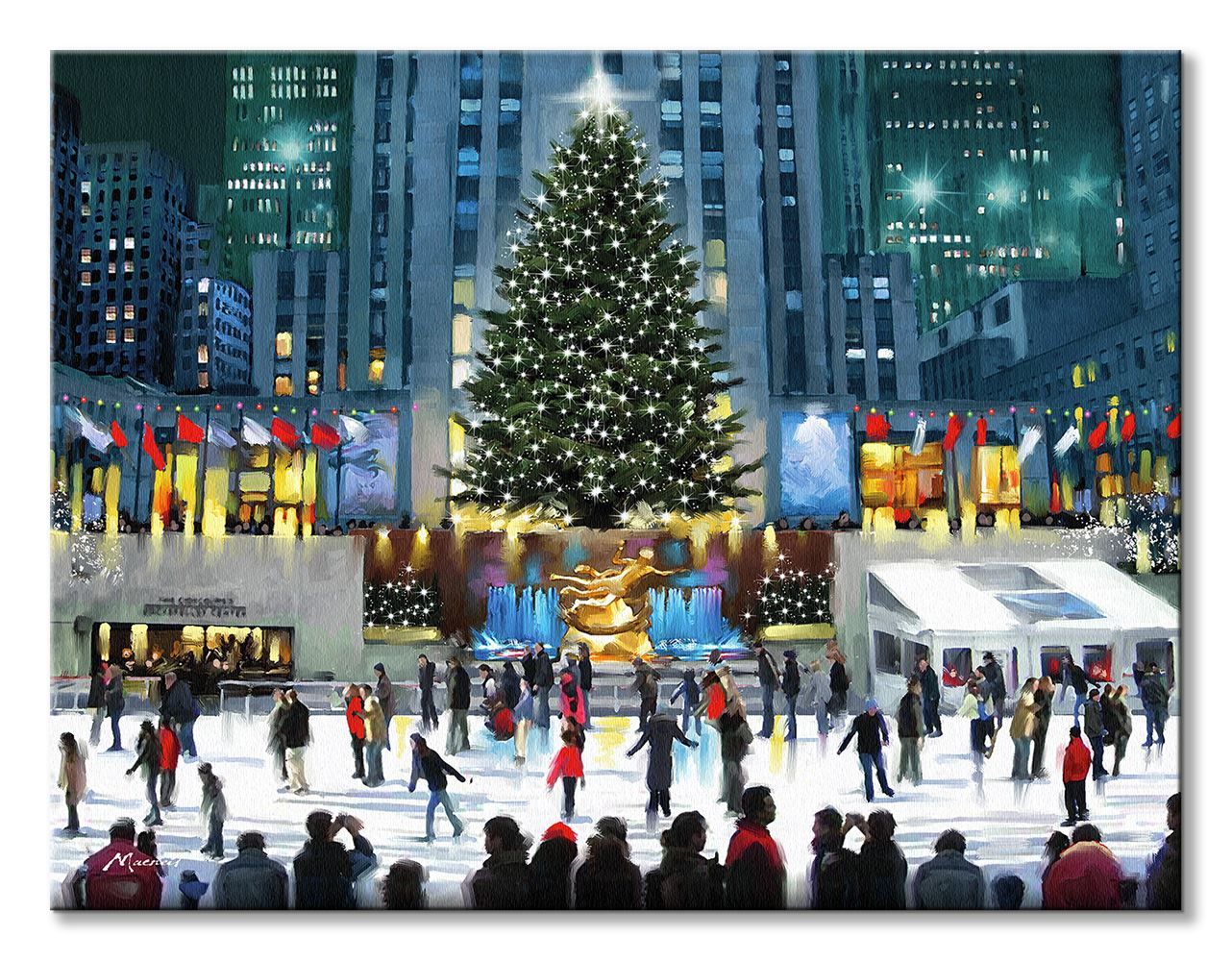 Rockefeller Center - obraz na płótnie - obrazek 2