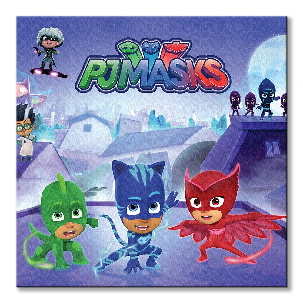 PJ Masks Night Stance - obraz na płótnie - obrazek 2
