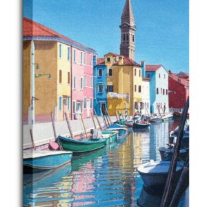 The Colours Of Burano - Obraz na płótnie