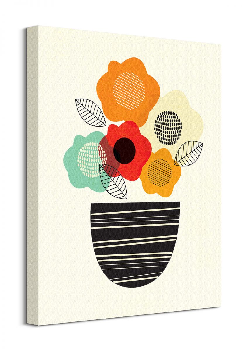 Scandi Flowers II - Obraz na płótnie