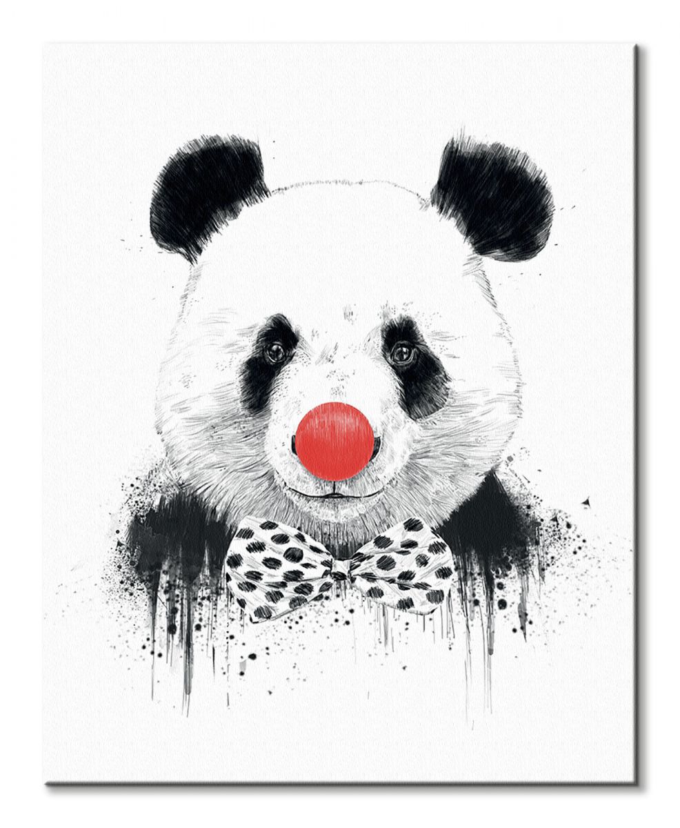Clown Panda - Obraz na płótnie - obrazek 2