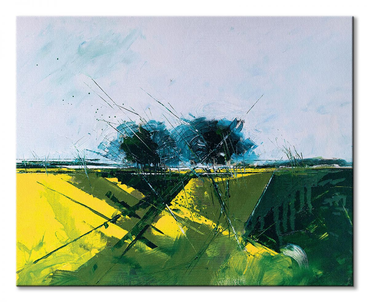 Rape Field Edge - Obraz na płótnie - obrazek 2