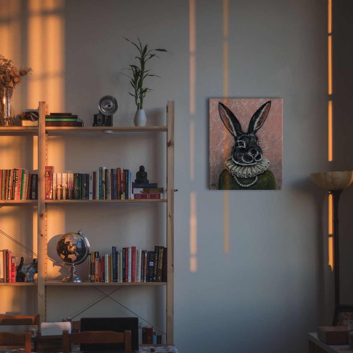 Lady Bunnikins - obraz na płótnie - obrazek 4