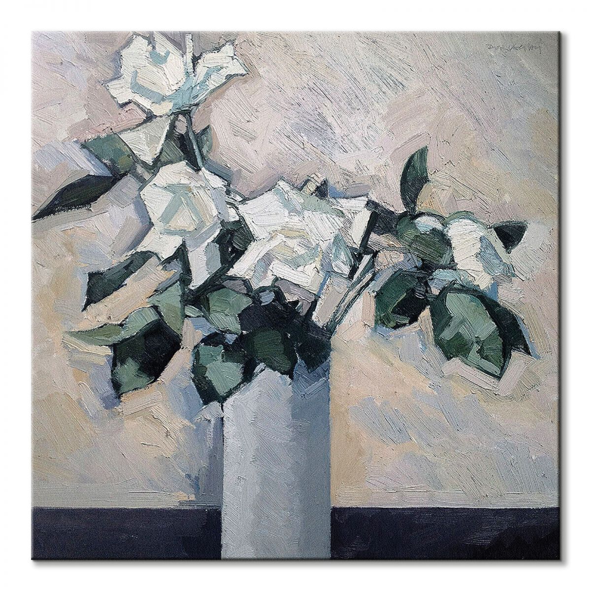 White Roses - obraz na płótnie - obrazek 2