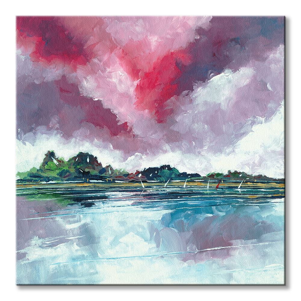 Red Skies in Norfolk - obraz na płótnie - obrazek 2