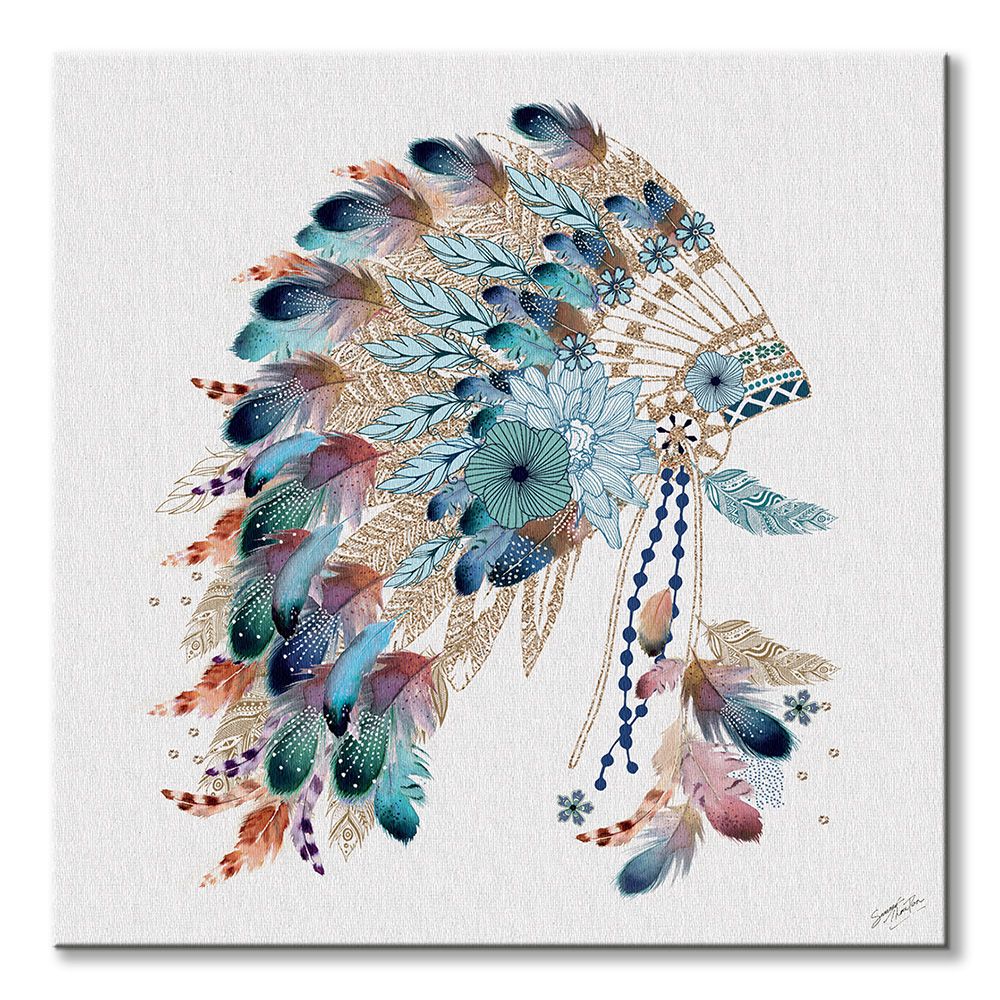 Tribal Headdress - obraz na płótnie - obrazek 2