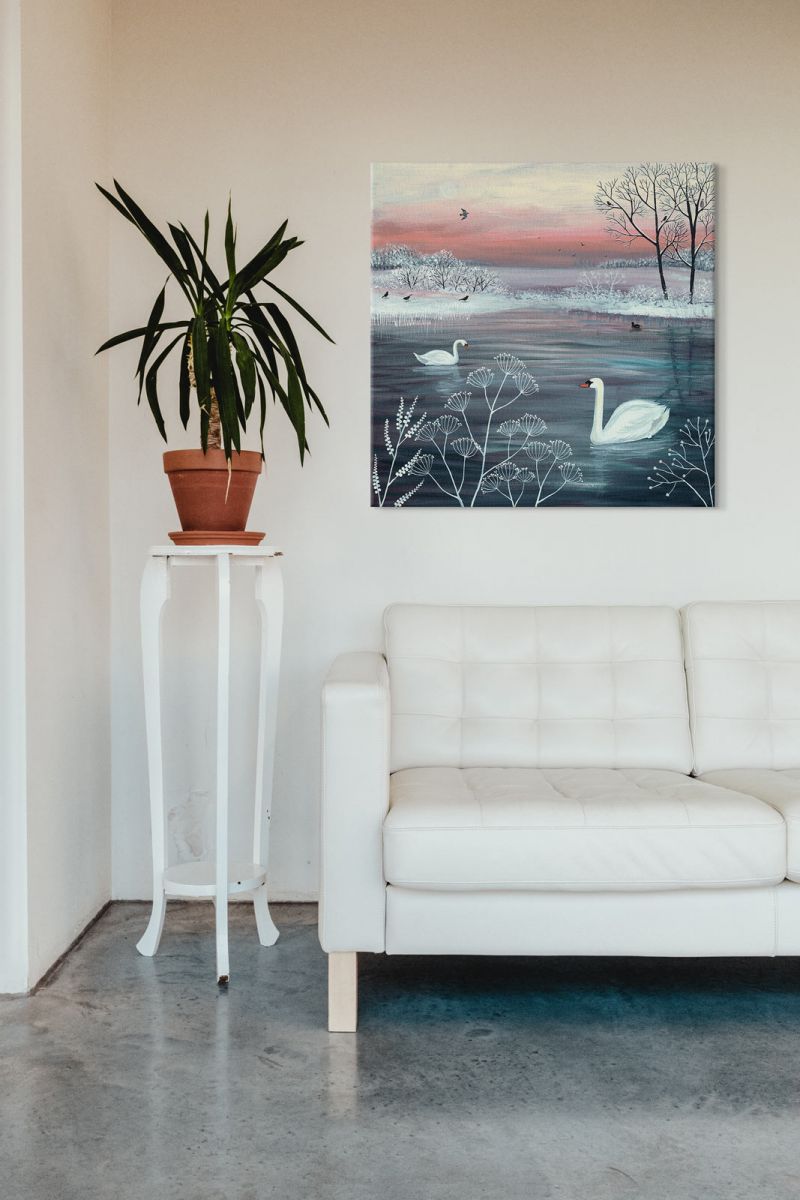 Winter Serenity - Obraz na płótnie - obrazek 4