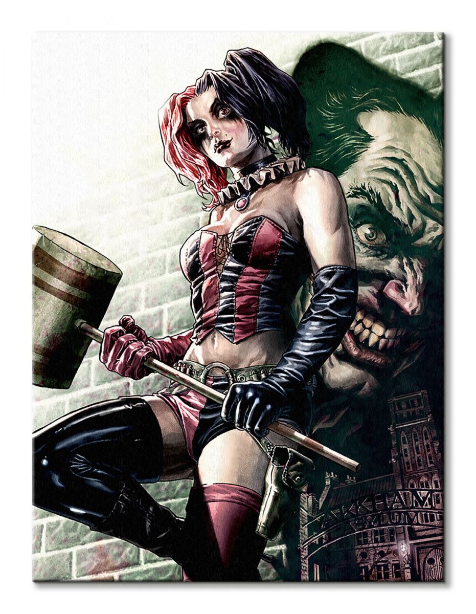 Batman (Harley Quinn Pose) - obraz na płótnie - obrazek 2