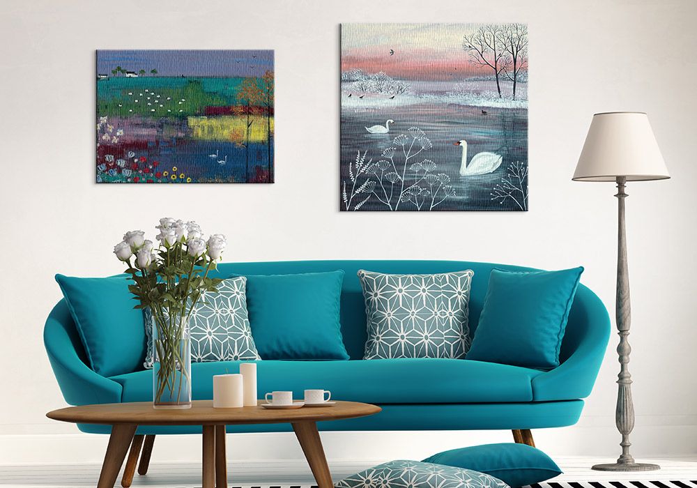 Winter Serenity - Obraz na płótnie - obrazek 3
